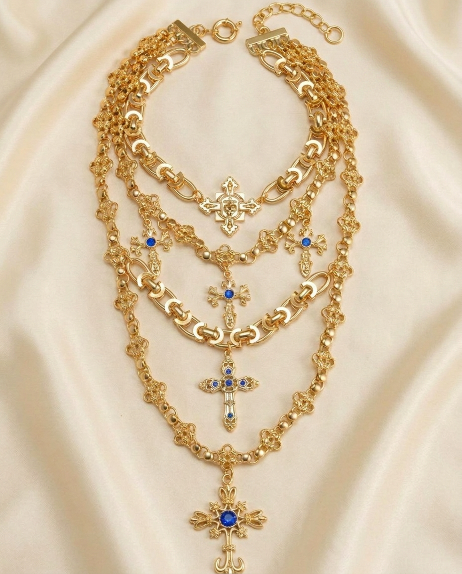 Gold Cross Necklace